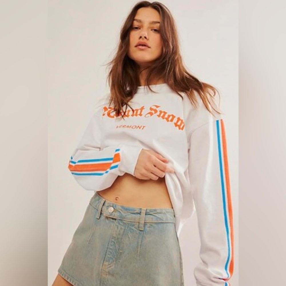 the Bureau x Free People Mount Snow Vermont Long Sleeve Top